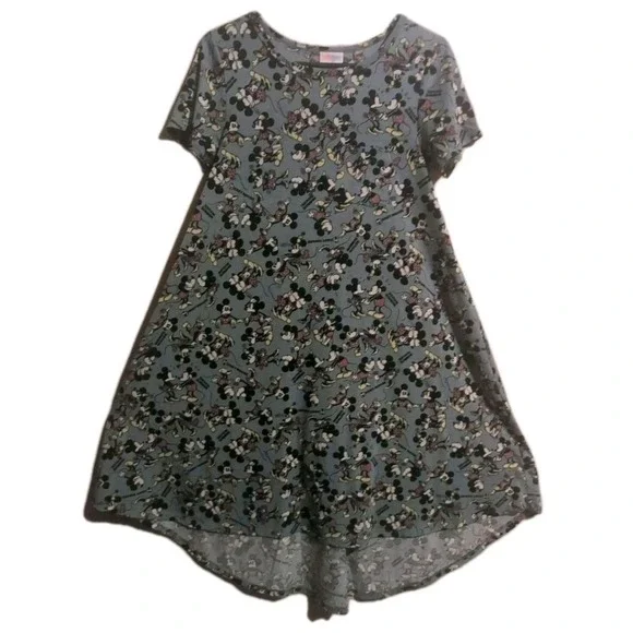 LULAROE DISNEY MICKEY MOUSE & MINNIE MOUSE CARLY DRESS NEW W TAGS LIMITED ED XS - Picture 4 of 14